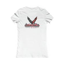 Load image into Gallery viewer, Chicago Corvettes C8 Black Flag Women&#39;s Favorite Tee - Various Colors
