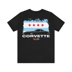 Chicago Corvettes Front Flag tee - C3