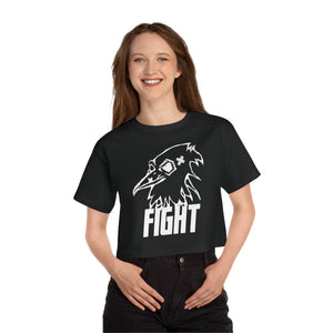 CORVUS EXTREMUS - Fight Crow - Woman's Cropped Tee