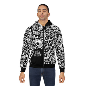 ENFLICT - Headz Black and White - All Over Print Hoodie