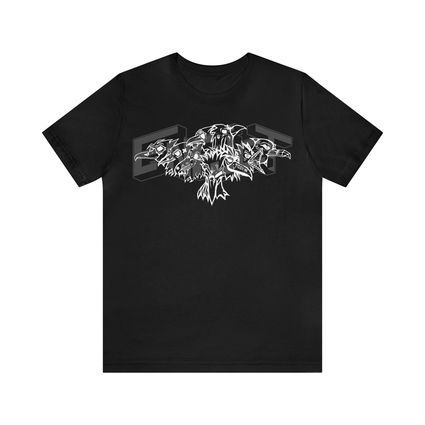 ENFLICT Tee - Corvus Extremus - Combined Logo Front and Back