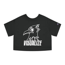 Load image into Gallery viewer, CORVUS EXTREMUS - Visualize Crow - Woman&#39;s Cropped Tee