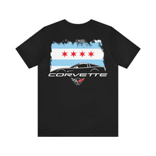 Load image into Gallery viewer, Chicago Corvettes Front Flag tee - C5 - Arctic White